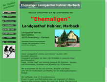 Tablet Screenshot of landgasthof-hahner.moarbich.de